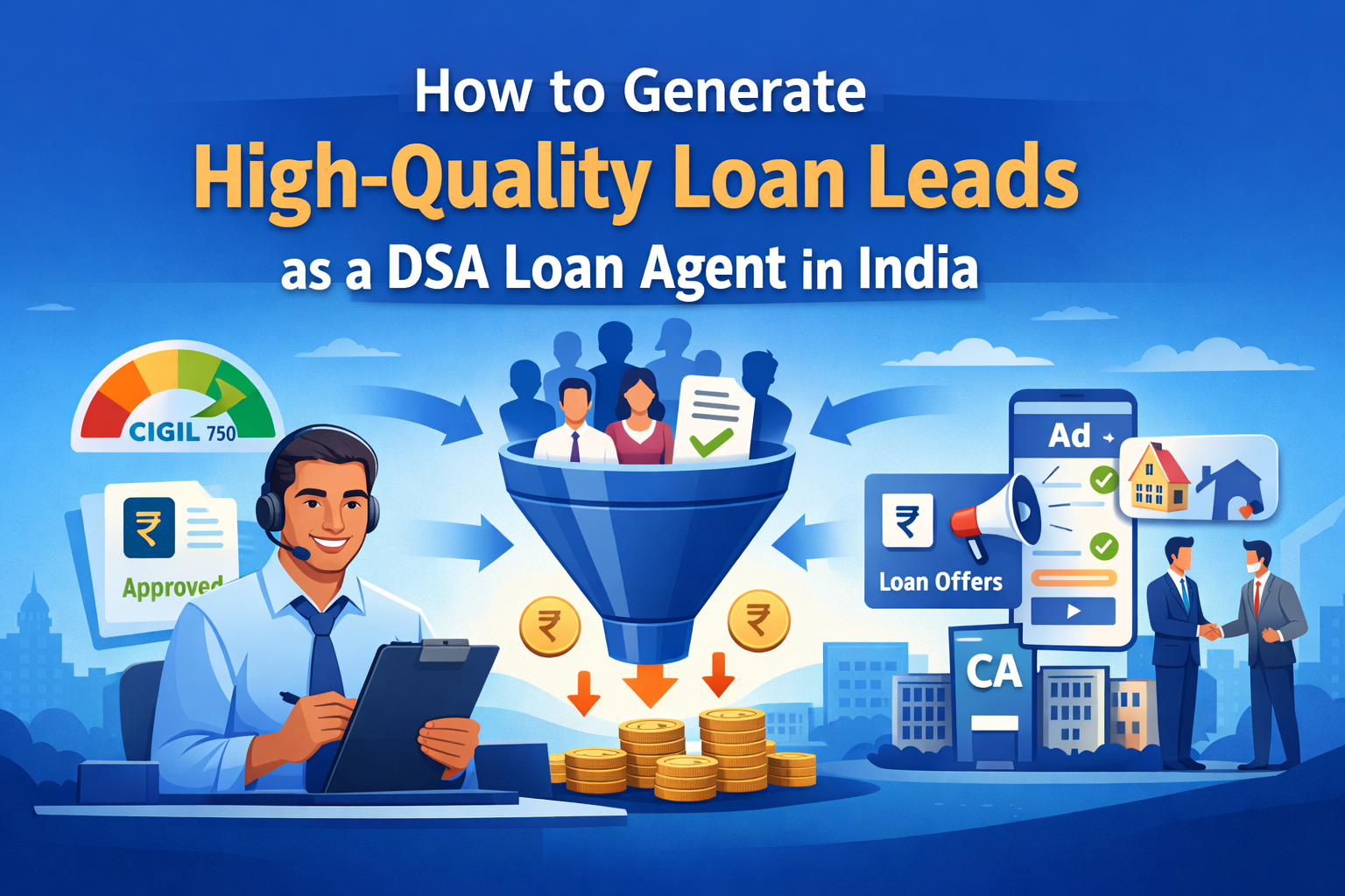 How to Generate High-Quality Loan Leads as a DSA Loan Agent in India